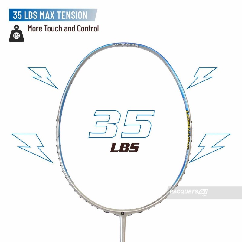 Apacs Lethal Light 1.10 Badminton Racquet (Grey/Blue, Unstrung)