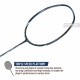 APACS Finapi 232 Badminton Racquet (Unstrung, Navy)