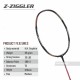APACS Z Ziggler Badminton Racquet (Unstrung, Black/Red)