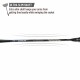 APACS Z Ziggler Badminton Racquet (Unstrung, Navy)