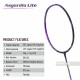 APACS Asgardia Lite Badminton Racquet (Unstrung, Purple)