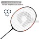 APACS Z Ziggler Badminton Racquet (Unstrung, Orange)