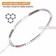 APACS Z Ziggler Badminton Racquet (Unstrung, White)