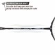APACS Z-Ziggler Lite Badminton Racquet (Unstrung, Black/Dark Grey)