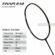 APACS Finapi 232 Xtra Power Badminton Racquet (Unstrung, Black)