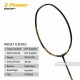 APACS Z Power 800 RP+ Badminton Racquet (Unstrung, Black)