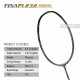 APACS Finapi 232 Reborn Badminton Racquet (Unstrung, Grey)