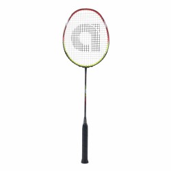 APACS Nano Fusion Speed 9000 Ultra Badminton Racquet (Unstrung, Yellow/Red)