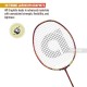 APACS Z Power 800 RP+ Badminton Racquet (Unstrung, Red)