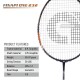 APACS Finapi 232 Badminton Racquet (Unstrung, Orange)