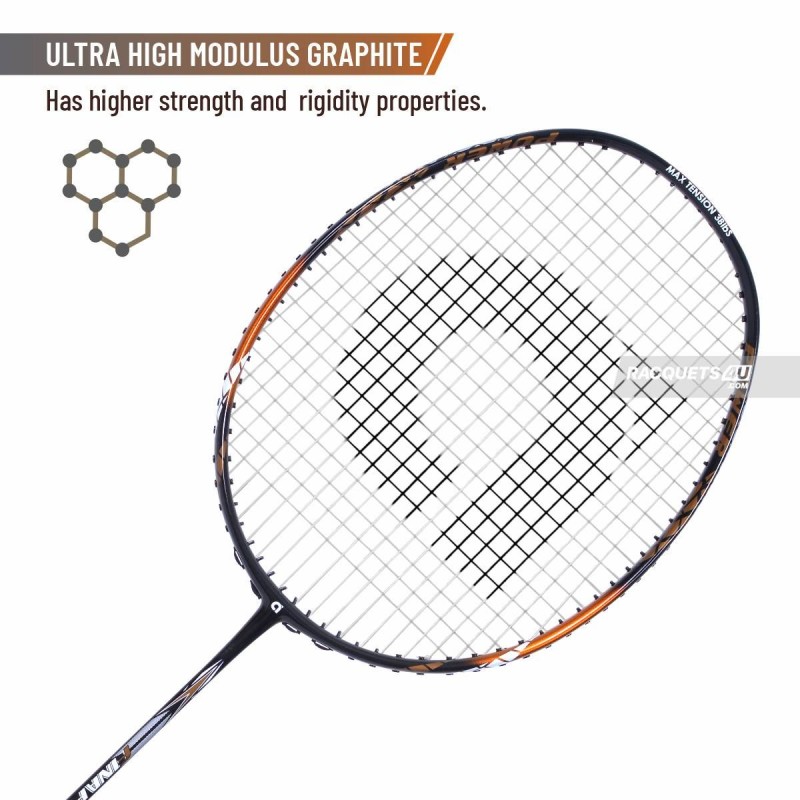 APACS Finapi 232 Badminton Racquet (Unstrung, Orange)