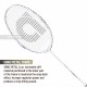 APACS Accurate 77 Badminton Racquet (Unstrung, Pearl White Matte)