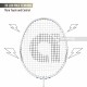 APACS Accurate 77 Badminton Racquet (Unstrung, Pearl White Matte)