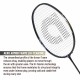 APACS Accurate 77 Badminton Racquet (Unstrung, Black Glossy)