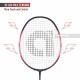 APACS Accurate 77 Badminton Racquet (Unstrung, Red/Black Matte)