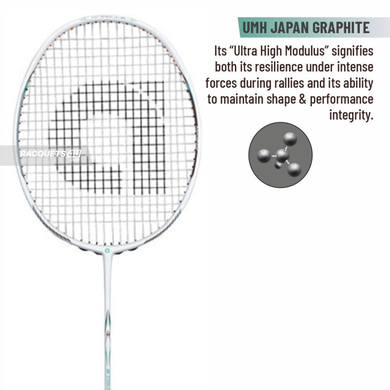 Apacs Z-Ziggler Reborn Badminton Racquet (Unstrung, White Matte)