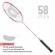 Apacs Feather Weight 55 Badminton Racquet (Unstrung, White/Pink)