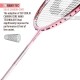 Apacs Feather Weight 55 Badminton Racquet (Unstrung, White/Pink)