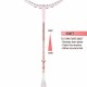 Apacs Feather Weight 55 Badminton Racquet (Unstrung, White/Pink)