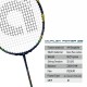 APACS Duplex Power 55 Badminton Racquet (Unstrung, Blue Glossy)