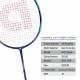 APACS Hard Hitter Pro Badminton Racquet (Unstrung, Navy Glossy)
