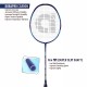 APACS Hard Hitter Pro Badminton Racquet (Unstrung, Navy Glossy)