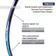 APACS Hard Hitter Pro Badminton Racquet (Unstrung, Navy Glossy)
