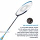APACS X-Tech Even Badminton Racquet (Unstrung, Blue)