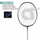 APACS Super Speed Badminton Racquet (Unstrung, Black)