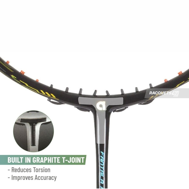 APACS Fantala Pro 101 Badminton Racquet (Unstrung, Black)