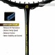 APACS Cross Court Pro Badminton Racquet (Unstrung, Black)