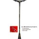 APACS Cross Court Pro Badminton Racquet (Unstrung, Black)