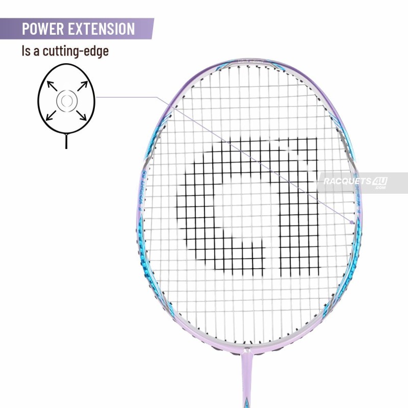 Apacs Feather Weight 55 Badminton Racquet (Unstrung, White/Purple)