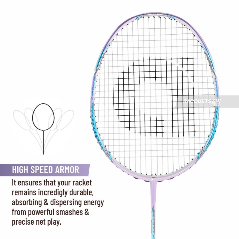 Apacs Feather Weight 55 Badminton Racquet (Unstrung, White/Purple)