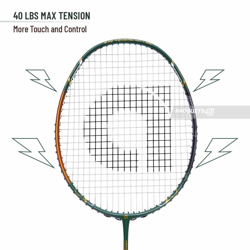APACS Finapi 232 Next Gen Badminton Racquet (Unstrung, Green)