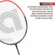 APACS Vanguard 11 Next Gen Badminton Racquet (Unstrung, Black/Red)