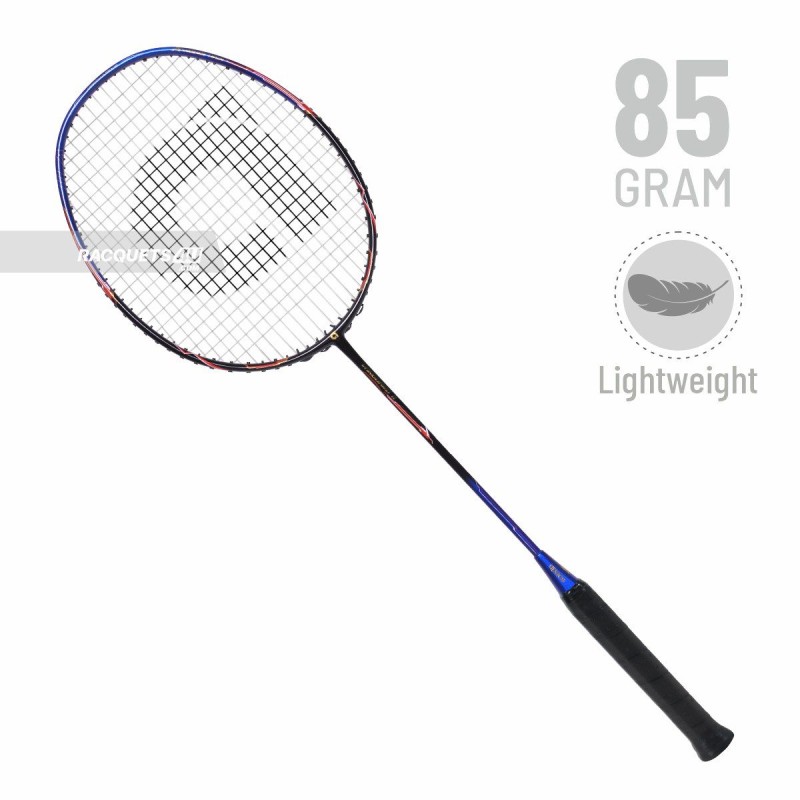 APACS Vanguard 11 Next Gen Badminton Racquet (Unstrung, Black/Royal Gold)