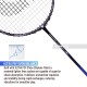 APACS Vanguard 11 Next Gen Badminton Racquet (Unstrung, Black/Royal Silver)