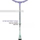 APACS Counter Attack Badminton Racquet (Unstrung, Mint/Purple)