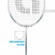 APACS Counter Attack Badminton Racquet (Unstrung, White)