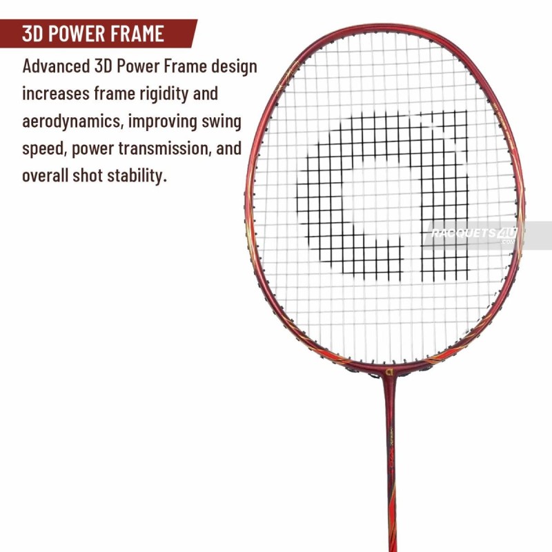 APACS iHawk X70 Badminton Racquet (Unstrung, Maroon)