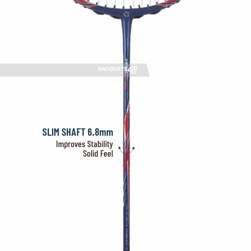 APACS iHawk X70 Badminton Racquet (Unstrung, Navy)