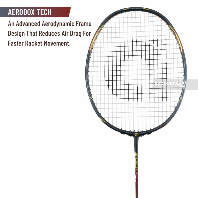 Apacs Z-Ziggler Next Gen Badminton Racquet (Unstrung, Black/Maroon)