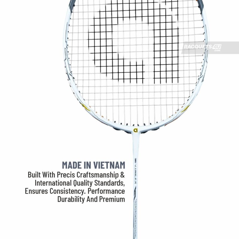Apacs Z-Ziggler Next Gen Badminton Racquet (Unstrung, White)