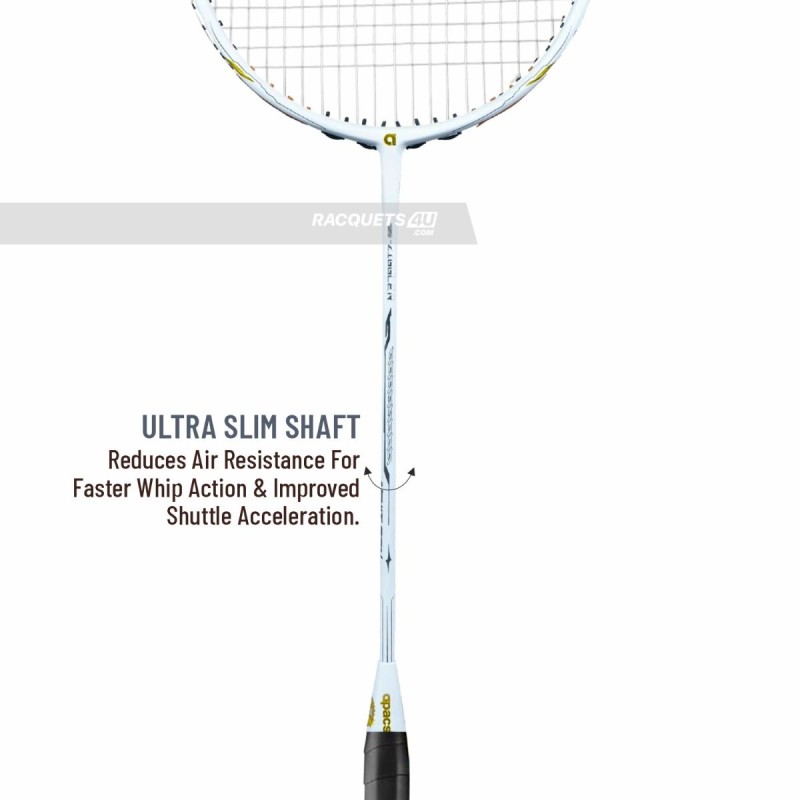 Apacs Z-Ziggler Next Gen Badminton Racquet (Unstrung, White)