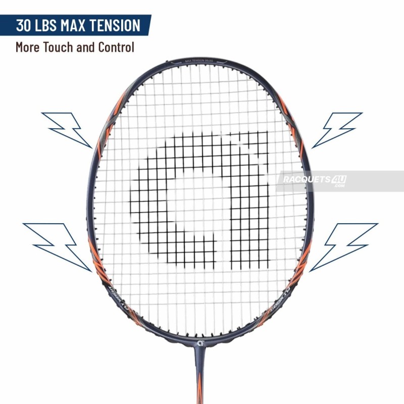 APACS Fly Weight 73 Badminton Racquet (Unstrung, Navy)