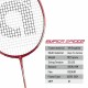 APACS Super Speed Badminton Racquet (Unstrung, Maroon)