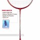 APACS Super Speed Badminton Racquet (Unstrung, Maroon)