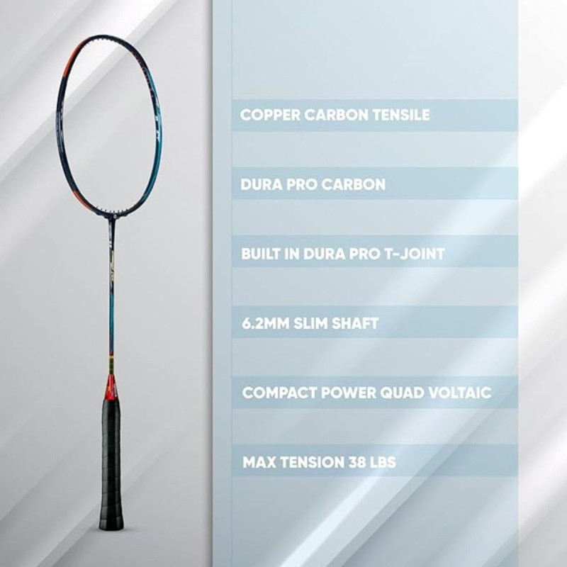 Apacs Z-Ziggler Pro 6.2 Badminton Racquet (Unstrung, Black/Red)