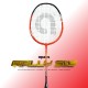 APACS Rally 313 Badminton Racquet (Strung, Red/Black)